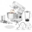 Sencor Кухонна машина 1000Вт, чаша-метал, корпус-пластик, насадок-15, білий