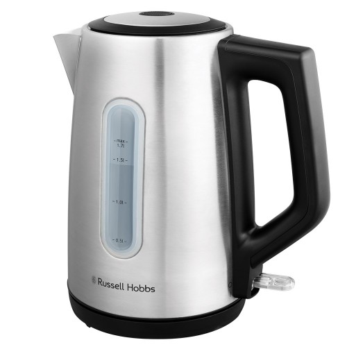 Russell Hobbs Електрочайник Heaton, 1.7л, нержавіюча сталь, сріблясто-чорний