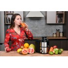 ARDESTO Соковитискач відцентрований 1000Вт, чаша-0.5л, жмих-1.5л, пластик/метал, сріблясто-чорний