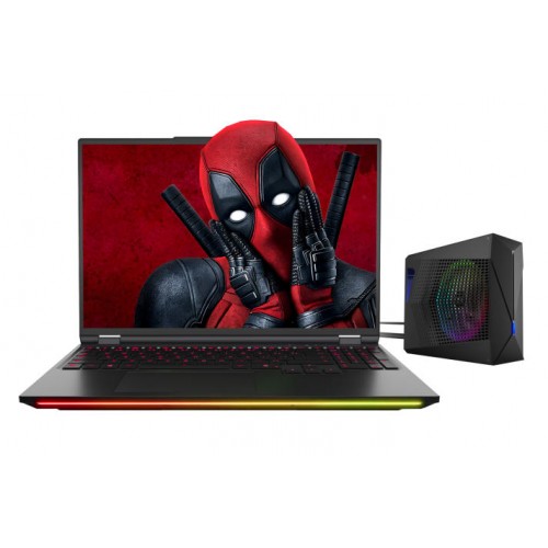 Ноутбук Dream Machines RT5090-16 16QHD+, AMD R9-9955HX3D, 32GB, F2TB, NVD5090-24, DOS, чорний