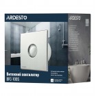 ARDESTO Витяжний вентилятор BFC-100S 15 Вт, 70 м3/г, 2400 об./хв., 30 дБ, cріблястий