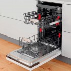 Whirlpool Посудомийна машина вбудована, 10компл., A+++, 45см, дисплей, інвертор, 3й кошик, білий