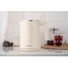 ARDESTO Електрочайник EKL-F1BG, 1л, подвійні стінки, STRIX, бежевий