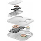 Belkin Зарядний пристрій бездротовий 3в1 Magnetic Foldable iPhone/Watch/AirPods, Qi2 15Вт, білий