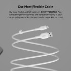 Belkin Кабель USB-A - Lightning силіконовий, з кліпсою, 1м, білий Belkin Кабель USB-A - Lightning силіконовий, з кліпсою, 1м, білий