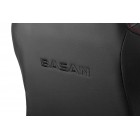 2E Gaming Крісло BASAN II, ПУ шкіра, 4D-Armrests, чорно-червоний