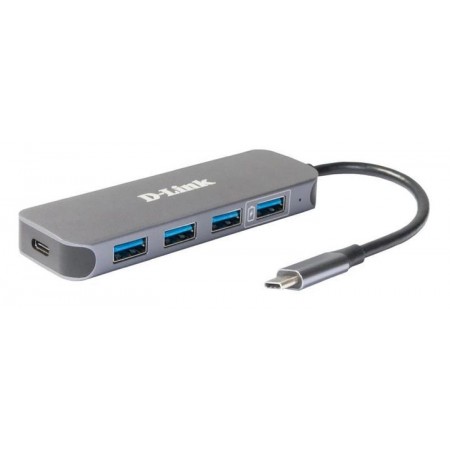 D-Link USB-Концентратор DUB-2340 3xUSB3.0, 1xUSB3.0 (Швидка 