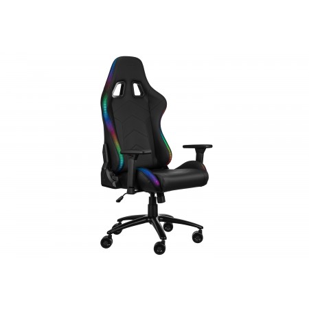 2E Gaming Крісло OGAMA II RGB, ПУ шкіра, 3D-Armrests, чорний