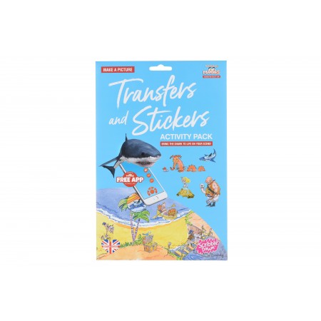 Scribble Down Набір перевідних наклейок з онлайн додатком - 