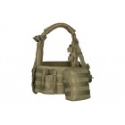 Плитоноска 2Е, Тип 1, з кишенями для бічного захисту і підсумками, Молле, зелена