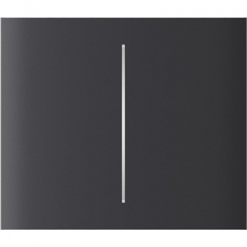 Ajax Кнопка центральна для двоклавішного вертикального вимикача CenterButton Vertical 2-gang for LightSwitch, Jeweler, бездротовий, graphite