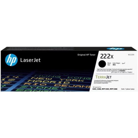 HP Картридж 222X CLJ Pro 3203/3303 Black (3200стор)