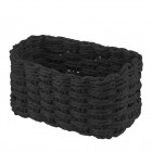 Набір кошиків плетених для зберігання Ardesto Prestigio (3.3/2.2/1.4л), 3 предмети, паперовий шпагат, чорний Набір кошиків плетених для зберігання Ardesto Prestigio (3.3/2.2/1.4л), 3 предмети, паперовий шпагат, чорний