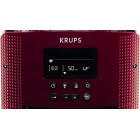 Krups Кавомашина Essential, 1.7л, зерно, автомат.капуч, ОLED диспл, метал контейнер для молока, бордово-чорний