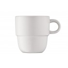 ARDESTO Чашка Trento, 390 мл , біла, кераміка