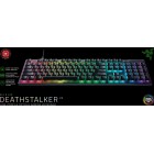 Razer Клавіатура механічна DeathStalker V2 105key, Red Switch, USB-A, EN/RU, RGB, чорний