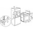 Electrolux Духова шафа електрична, 65л, A+, дисплей, конвекція, піроліз, телескопічні напрямні, нерж