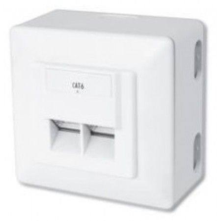 Digitus Настінна розетка cat. 6 STP 2xRJ45 8P8C, для зовнішн