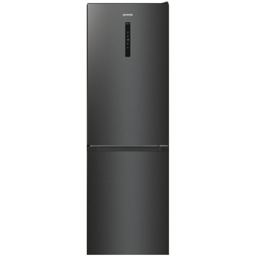 Gorenje Холодильник NRK619EABXL4 з нижн. мороз. камерою, 185х60х60см, 2 дв., Х- 204л, М- 96л, A+, NoFrost Plus, Fresh zone, чорний Gorenje Холодильник NRK619EABXL4 з нижн. мороз. камерою, 185х60х60см, 2 дв., Х- 204л, М- 96л, A+, NoFrost Plus, Fresh zone, чорний