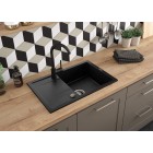 Deante Змішувач для кухні Milin, довж.виливу - 185мм, поворотний, 1 важіль, чорний Deante Змішувач для кухні Milin, довж.виливу - 185мм, поворотний, 1 важіль, чорний