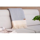 ARDESTO Плед Leonardo Bianco, 140x200см, 100% вовна, сірий