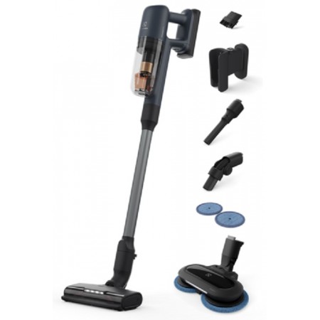 Electrolux Пилосос бездротовий, вологе прибирання, конт пил 