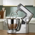 Kenwood Кухонна машина Titanium Chef Baker, 1200Вт, чаша-метал, корпус-метал, насадок-3, вбудовані ваги, дисплей, срібний