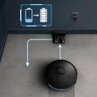 Rowenta Робот-пилосос миючий X-Plorer Serie 135 Standart, 5000ПаВт, h=9.5см, 0.35л, конт пил -0.32л, вода - вологе прибирання, автон. робота до 120хв, чорний