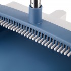 ARDESTO Набір для прибирання совок і щітка з довгою ручкою 79.2см, пластик, блакитний