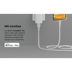 Belkin Кабель USB-A - Lightning силіконовий, з кліпсою, 1м, білий Belkin Кабель USB-A - Lightning силіконовий, з кліпсою, 1м, білий