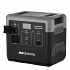 2E Портативна електростанція Syayvo 2400 Вт, 2560 Вт/год, WiFi/BT, паралельне підключення, швидка зарядка