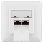 2E Настінна розетка CАТ 5e FTP, 2xRJ45, 8P8C, для прихованої проводки