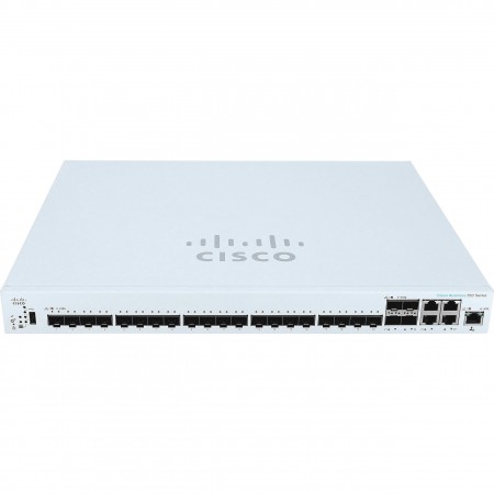 Cisco Комутатор CBS350 24xSFP+, 4x10GE Shared, Managed