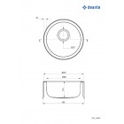 Deante Мийка кухонна Twist, нерж.сталь, круг, без крила, 490х490х170мм, чаша - 1, накладна, нерж Deante Мийка кухонна Twist, нерж.сталь, круг, без крила, 490х490х170мм, чаша - 1, накладна, нерж
