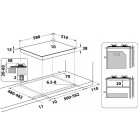 Whirlpool Варильна поверхня газова TGML661NB Whirlpool Варильна поверхня газова TGML661NB