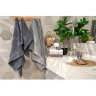 ARDESTO Набір рушників махрових Lotus 2 шт., 50х90см, 70х140см, 100% бавовна, сірий ARDESTO Набір рушників махрових Lotus 2 шт., 50х90см, 70х140см, 100% бавовна, сірий