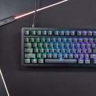 HyperX Клавіатура механічна Alloy Rise 75key, Red, USB-A, EN/UA, RGB, чорний HyperX Клавіатура механічна Alloy Rise 75key, Red, USB-A, EN/UA, RGB, чорний