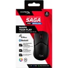 HyperX Мишь Pulsefire SAGA PRO, RGB, USB-A/WL/BT, черный