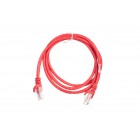 2E Cat 5e, UTP, RJ45, 26AWG ,7/0.16 CCA, 1.20 m, PVC, Red