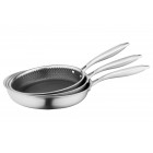 ARDESTO Сковорода Black Mars Avior 24 см, нержавіюча сталь Triply