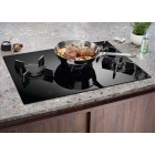 Electrolux Варильна поверхня газова на склі, 80см, чавун, електрон. керування, Hob2Hood, чорний