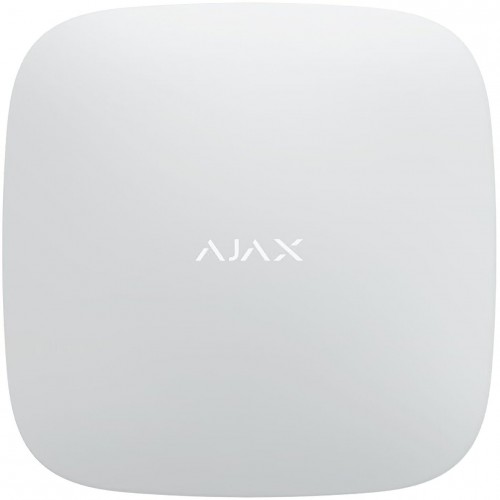 Ajax Інтелектуальна охоронна централь Hub 2, модуль 4G, ethernet, jeweller, бездротова, білий