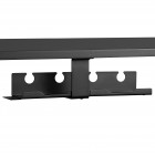 2E Gaming Стіл комп'ютерний OTOROSHI, 120х60x75см, чорно-червоний