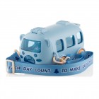 ARDESTO Пляшка для води Bear Bus 500мл, пластик, блакитний