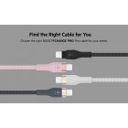 Belkin Кабель USB-A - Lightning плетений, силіконовий, з ремінцем на магніті, 1м, білий