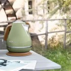 Delonghi Електрочайник Icona Vintage, 1.7л, нержавіюча сталь, оливковий