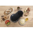 Gorenje Кухонна машина 1000Вт, дисплей, чаша-метал, корпус-метал+пластік, насадок-7, чорний