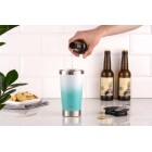 ARDESTO Термостакан Bright City 470 мл з відкривачкою, блакитний, нержавіюча сталь