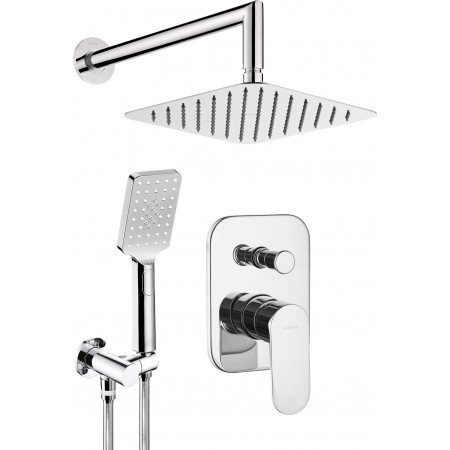 Deante Душевий набір Alpinia зі змішувачем, верхній душ, лій