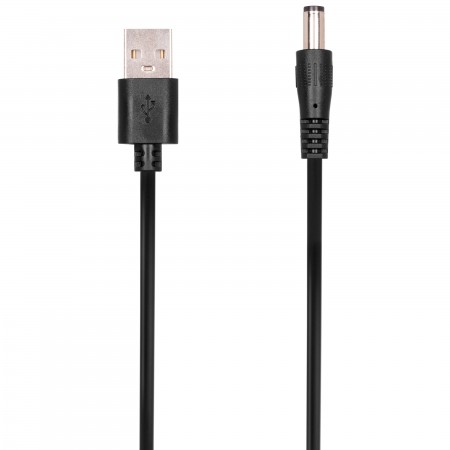 2E Кабель живлення USB-A - DC 5,5х2,1 мм, 5V/1,5A